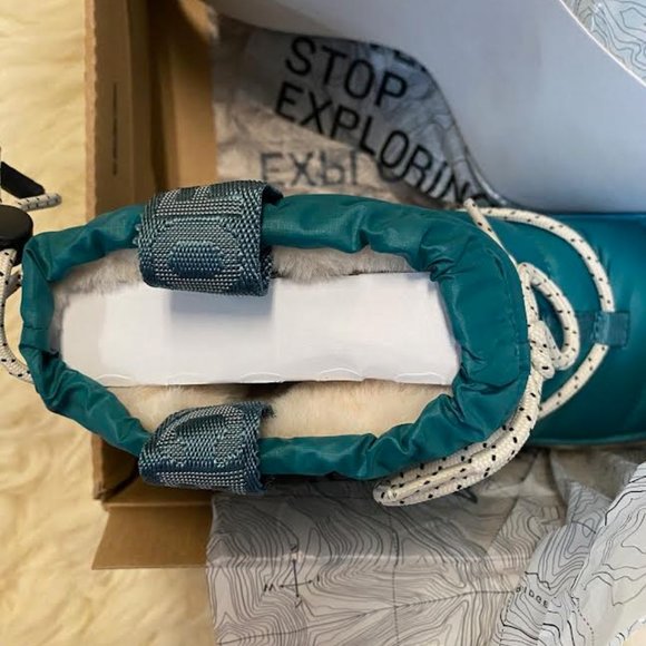 NIB $145 THE NORTH FACE Women 9 ThermoBall Lace Up Slip On Boots Winter Shoes - Picture 9 of 12